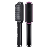 2 in 1 Hair Straightener Brush – Straight & Curl Styling Comb - Aarvana
