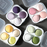 4PCS Professional Makeup Blender Sponge Set with Storage Case – Latex Free Beauty Blenders - Aarvana