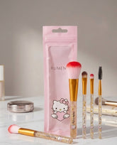 Hello Kitty 5-Piece Professional Makeup Brush Set