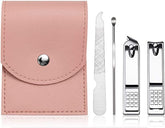 Manicure & Pedicure Kit with Travel Pouch – Clipper, File & Cuticle Tool Set