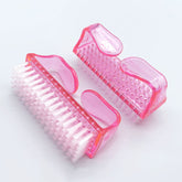 Pack Of 2 Handle Grip Nail Brush Fingernail Scrubbing Cleaning Brush for Toes and Nails Cleaner