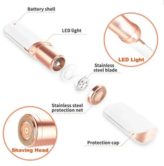 Rechargeable Electric Facial Hair Remover for Women (Eyebrow, Upper Lip, Bikini & Legs)