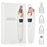 Multifunctional cleaning instrument with attachments on a white background
