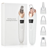 Blackhead Remover – Deep Pore Cleaner Vacuum | Electric Acne & Whitehead Removal Device (3 Modes, 4 Heads) - Aarvana