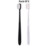 Pack of 2 Nano Ultra Soft Toothbrushes for Sensitive Teeth - Random Color - Aarvana