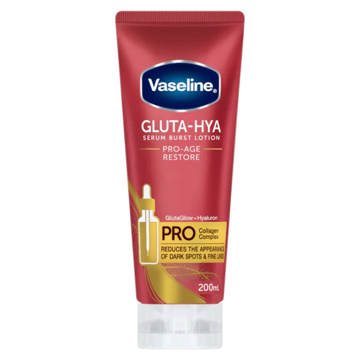 Vaseline Gluta Hya Pro-Age Restore Serum Burst Lotion 200ml - Aarvana