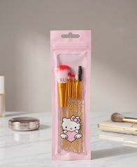 Hello Kitty 5-Piece Professional Makeup Brush Set