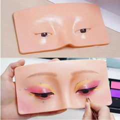 Silicon Eye Makeup Practice Face Dummy