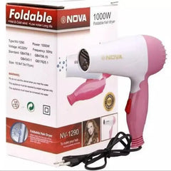 Nova Foldable Mini Hair Dryer – Portable Travel Hair Dryer