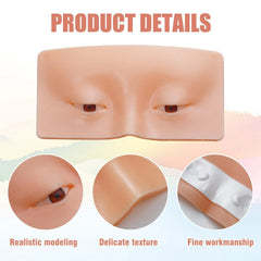 Silicon Eye Makeup Practice Face Dummy