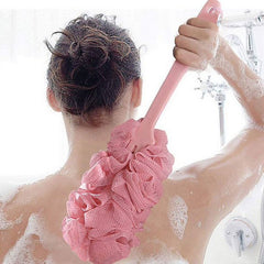 Pack of 2 Bath Loofah & Back Scrubber With Long Handle