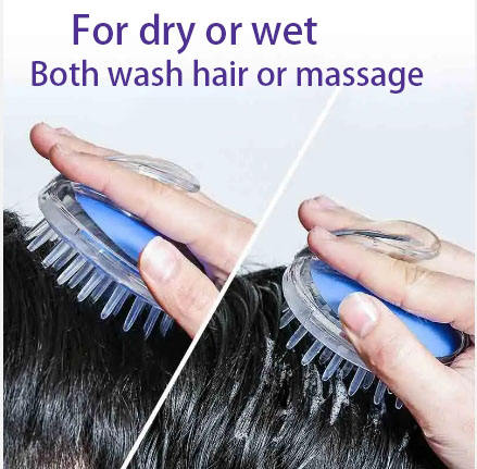 2-in-1 Scalp Massager Shampoo Brush – Soft Silicone Hair Wash & Head Massage Brush - Aarvana