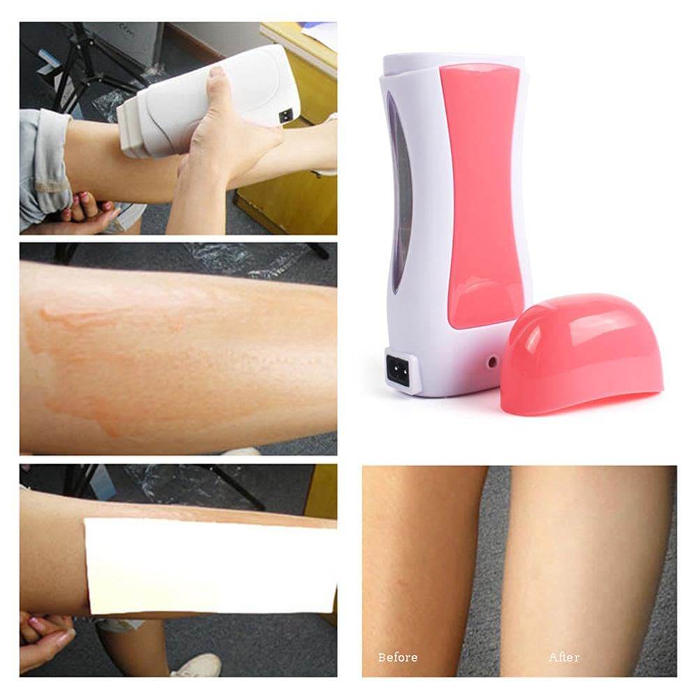 3 In 1 Complete Waxing Kit – Wax Heater, Refill & Wax Strips - Aarvana