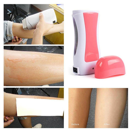 3 In 1 Complete Waxing Kit – Wax Heater, Refill & Wax Strips - Aarvana