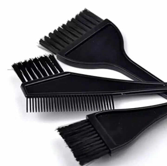 3-Piece Hair Color Dye Brush & Tint Comb Set - Aarvana