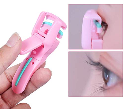 Professional Easy-Grip Eyelash Curler with Soft Silicone Pad | Random Color