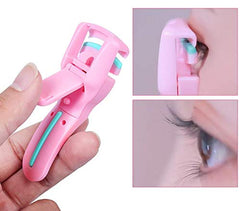 Professional Easy-Grip Eyelash Curler with Soft Silicone Pad | Random Color
