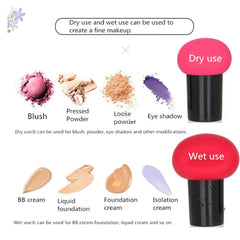 Makeup Blender with Stick – Mushroom Type Beauty Blender for All Purposes