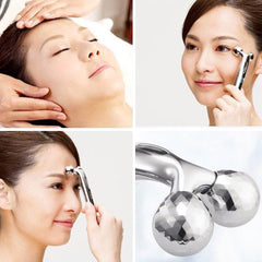 2 in 1 Metal Jade Roller & Spa Headband Set