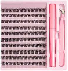 Cluster Eyelashes Kit with Applicator (DIY Lash Extensions)