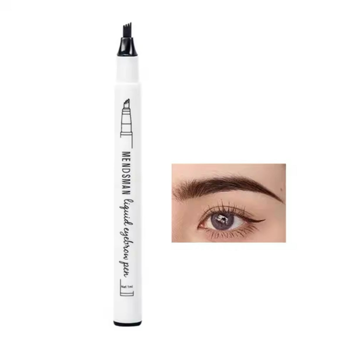 Tip Microblading Eyebrow Pen – Waterproof Long Lasting Brow Pencil (Pack of 3)