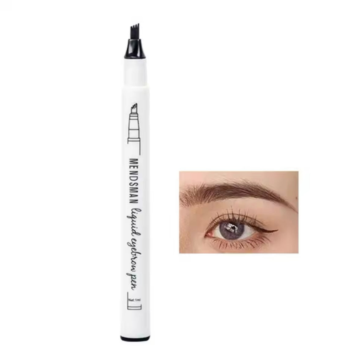 Tip Microblading Eyebrow Pen – Waterproof Long Lasting Brow Pencil (Pack of 3)