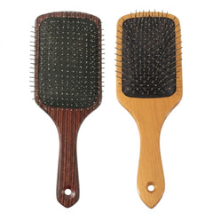 Wooden Hair Brush Anti-Hair Fall  – Scalp Massage & Detangling