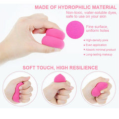 8PCS Professional Makeup Blender Sponge Set with Storage Case – Latex Free Beauty Blenders - Aarvana