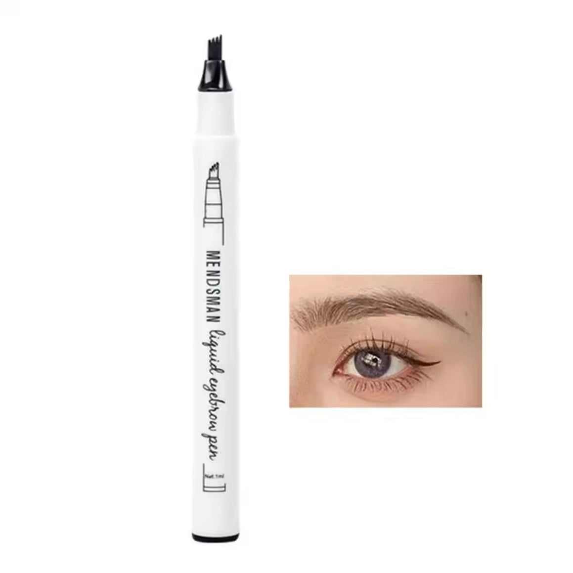 Tip Microblading Eyebrow Pen – Waterproof Long Lasting Brow Pencil (Pack of 3)
