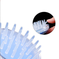 2-in-1 Scalp Massager Shampoo Brush – Soft Silicone Hair Wash & Head Massage Brush