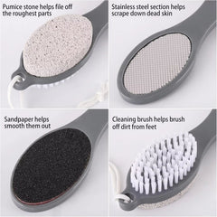 4 in 1 Foot File Pedicure Brush