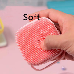 Silicone Soft Bath Brush with Dispenser