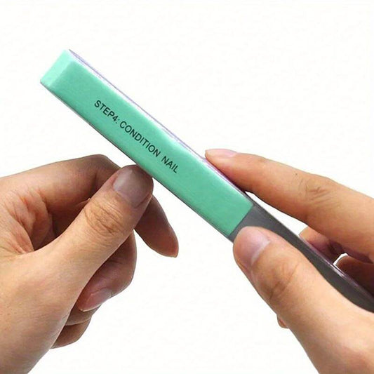 Nail Buffer Block – File, Smooth, Buff & Polish Nails | 7 Steps