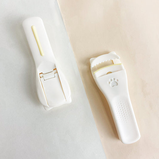 Professional Easy-Grip Eyelash Curler with Soft Silicone Pad | Random Color