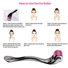 Professional Derma Roller for Hair Growth & Glowing Skin | 0.5mm