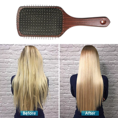 Wooden Hair Brush Anti-Hair Fall  – Scalp Massage & Detangling