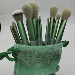 13 Pcs Color Makeup Brush Set Soft hair Loose Powder Eyeshadow Concealer Contour Eyeliner brush Foundation Beauty Cosmetic tools For Women & Girls