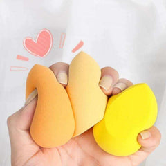 3PCS Professional Makeup Blender Sponge Set with Storage Case – Latex Free Beauty Blenders