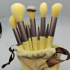 13 Pcs Color Makeup Brush Set Soft hair Loose Powder Eyeshadow Concealer Contour Eyeliner brush Foundation Beauty Cosmetic tools For Women & Girls
