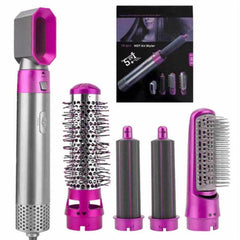 5-in-1 Professional  Hair Styling Tool Set with Hot Air Styler, Hair Dryer, and Styling Brushes for Women