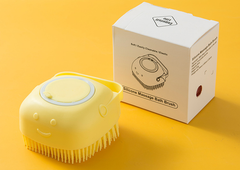 Silicone Soft Bath Brush with Dispenser