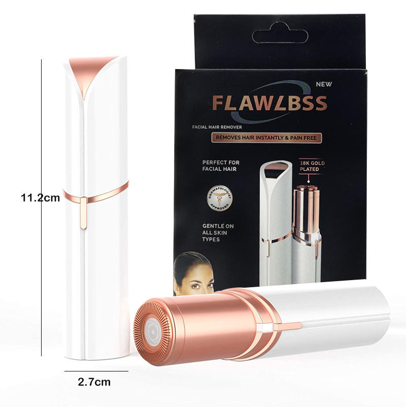 Rechargeable Electric Facial Hair Remover for Women (Eyebrow, Upper Lip, Bikini & Legs)