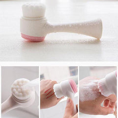Silicone Double Sided Facial Cleansing Brush For Massage