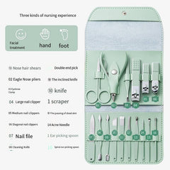 16 Piece Manicure Pedicure Kit (Professional Nail Care Set)