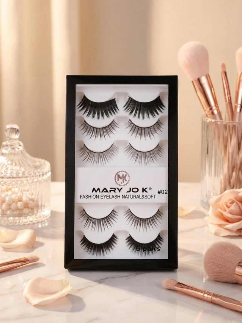 5 Pairs Natural Soft False Eyelashes