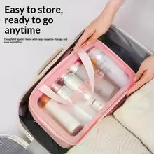 Facial beauty - Zipper Cosmetic Travel bag - Assorted Color