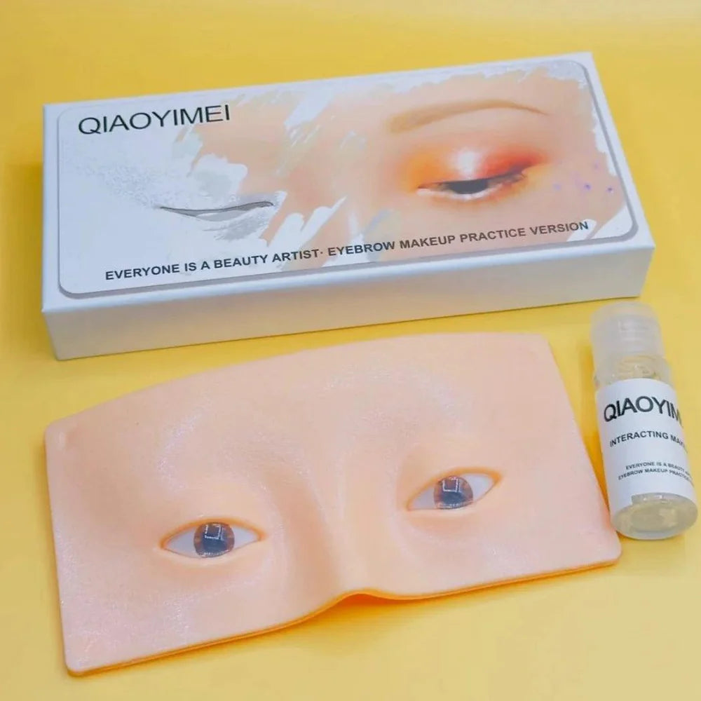 Silicon Eye Makeup Practice Face Dummy