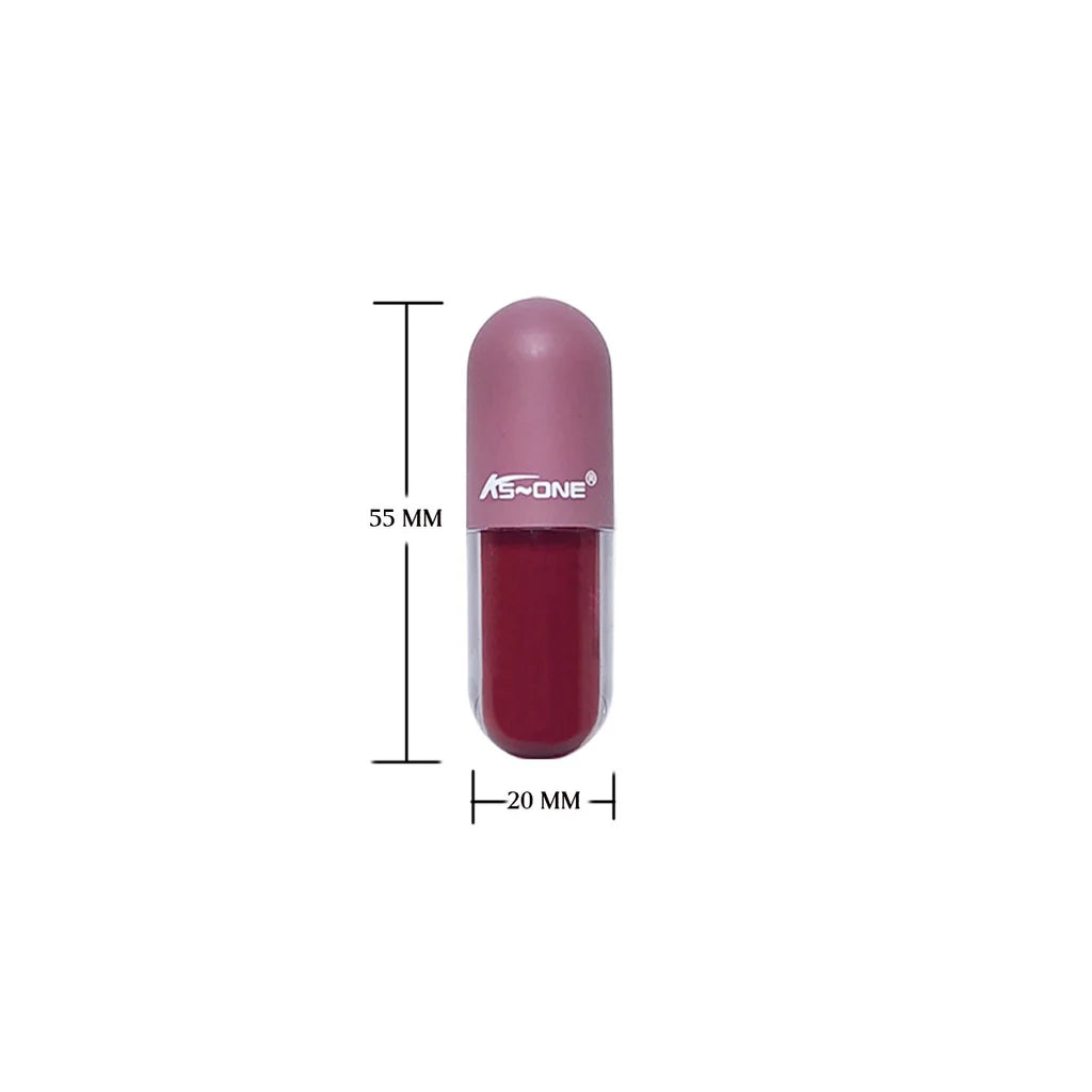 Red cylindrical object with 'KS-ONE' branding and measurements on a white background