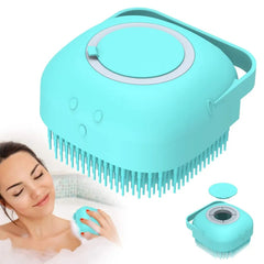 Silicone Soft Bath Brush with Dispenser