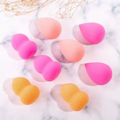 8PCS Professional Makeup Blender Sponge Set with Storage Case – Latex Free Beauty Blenders